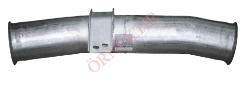 Front exhaust pipe