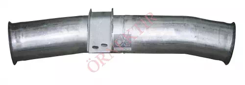 Front exhaust pipe